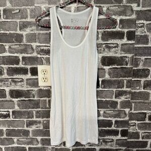 NWT Splits59 white ribbed tank top shirt
